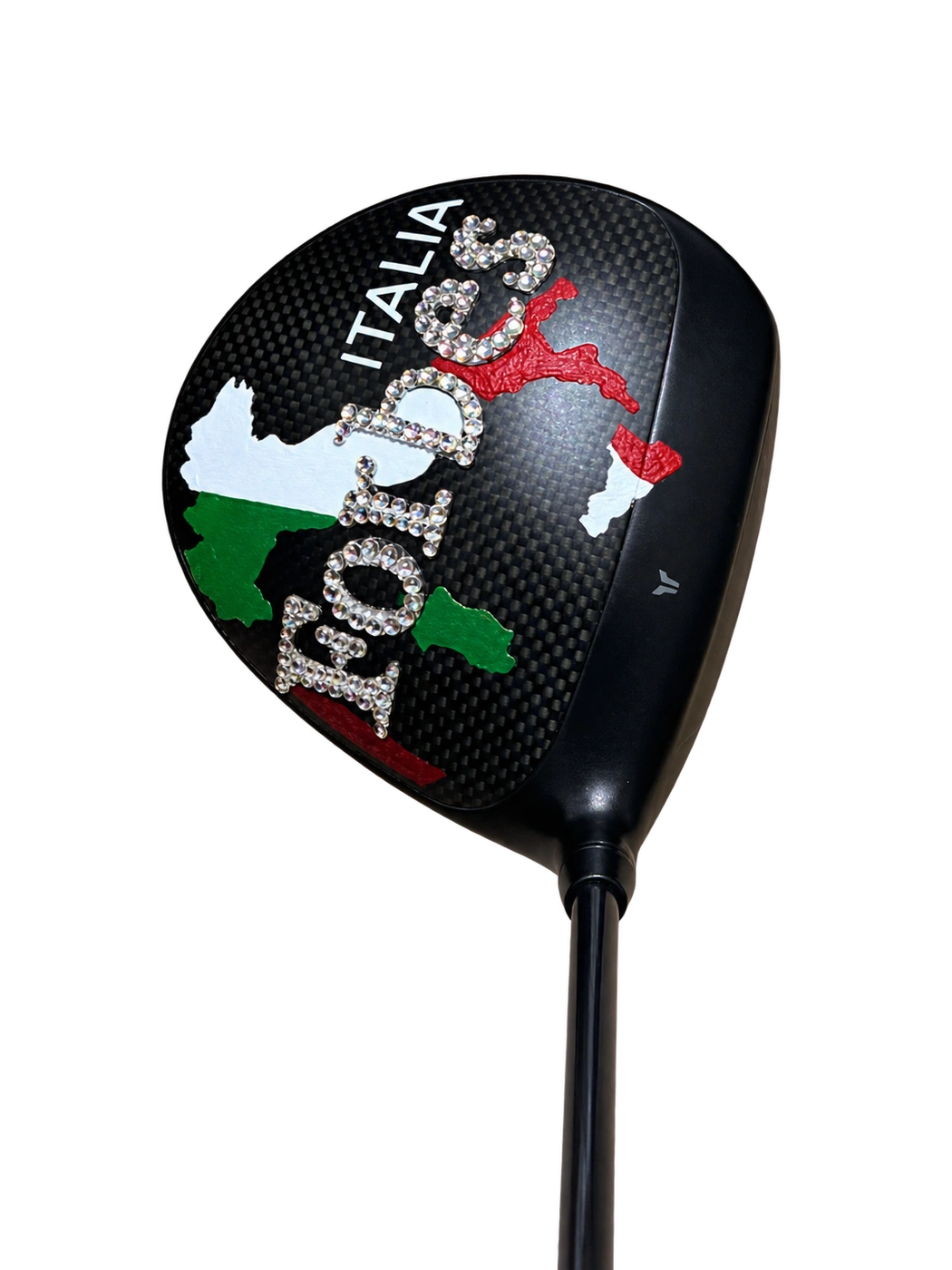 Forbes Italia by KESTELOR MVP award club with crystals and the Italian tricolour